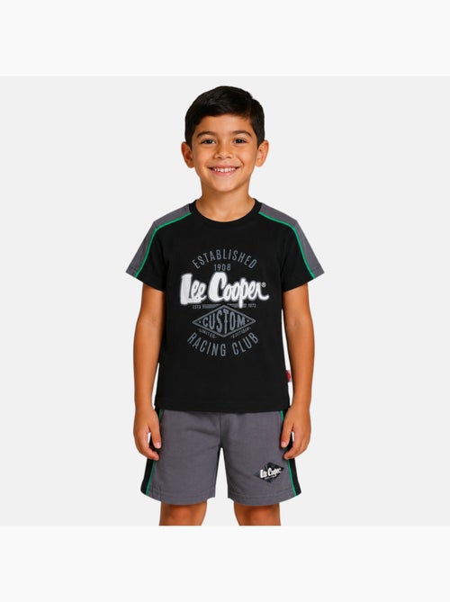 Lee Cooper - Ensemble t-shirt motif et short assorti Garçon - Kiabi
