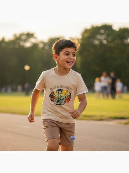 Lee Cooper - Ensemble t-shirt motif et short Garçon - Kiabi