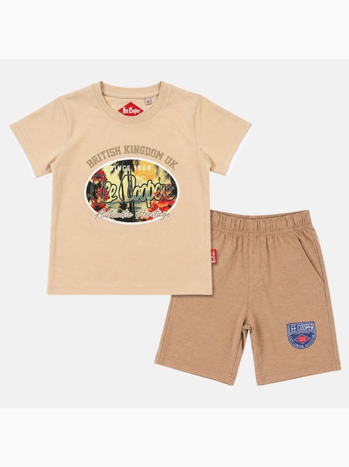 Lee Cooper - Ensemble t-shirt motif et short Garçon - Kiabi