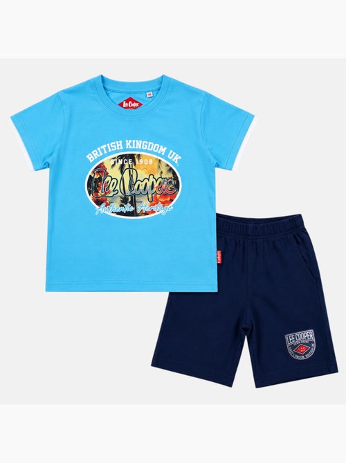 Lee Cooper - Ensemble t-shirt motif et short Garçon - Kiabi
