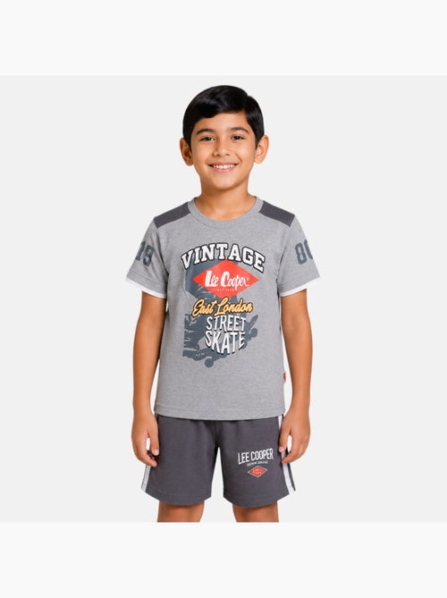 Lee Cooper - Ensemble t-shirt motif et short Garçon - Kiabi