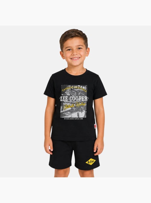 Lee Cooper - Ensemble t-shirt motif et short Garçon - Kiabi
