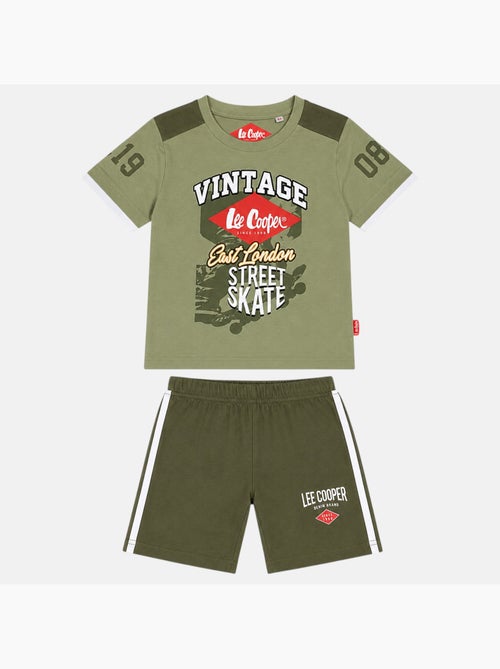 Lee Cooper - Ensemble t-shirt motif et short Garçon - Kiabi