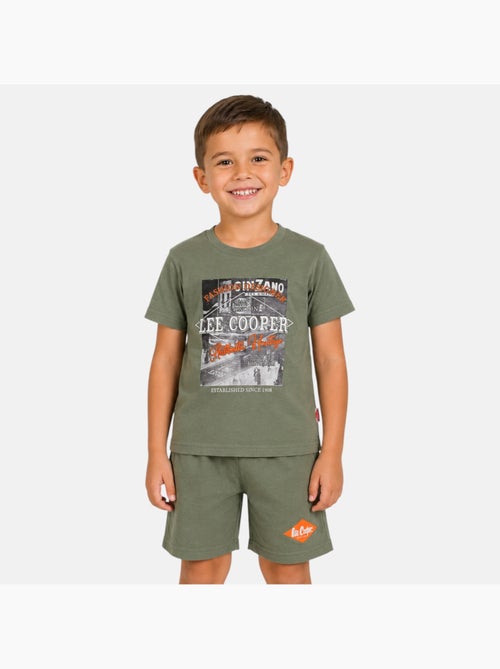 Lee Cooper - Ensemble t-shirt motif et short Garçon - Kiabi