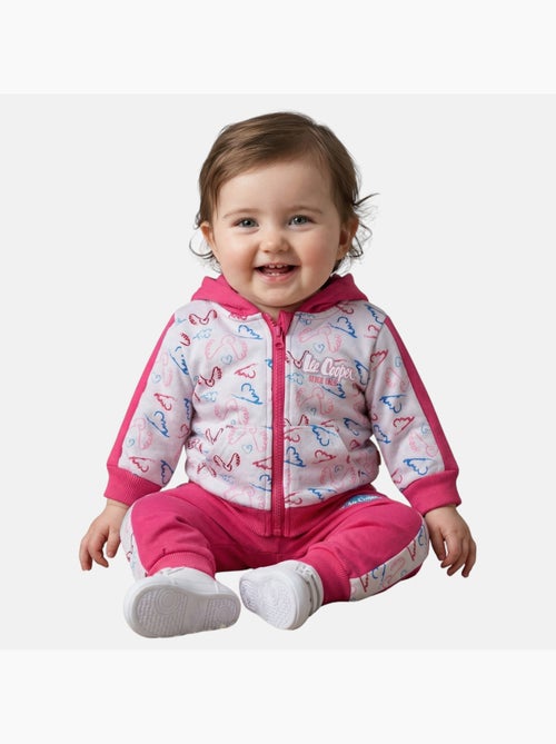 Lee Cooper - Ensemble veste capuche et pantalon jogging b?b? fille - Kiabi Lee Cooper - Ensemble veste capuche et pantalon jogging b?b? fille - Kiabi