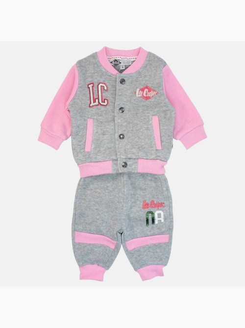 Lee Cooper - Ensemble veste et pantalon jogging b?b? fille - Kiabi