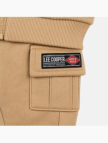 Lee cooper - ensemble veste zippée à capuche et pantalon de jogging, poche kangourou