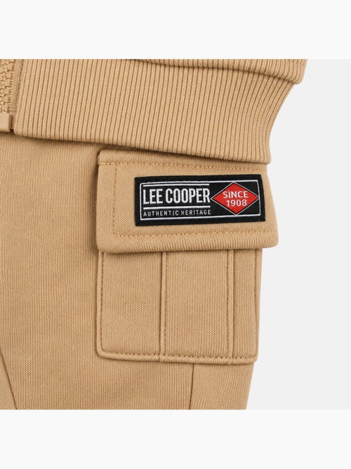 Lee cooper - ensemble veste zippée à capuche et pantalon de jogging, poche kangourou - Kiabi Lee cooper - ensemble veste zippée à capuche et pantalon de jogging, poche kangourou - Kiabi
