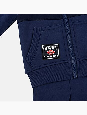 Lee cooper - ensemble veste zippée à capuche et pantalon de jogging, poche kangourou