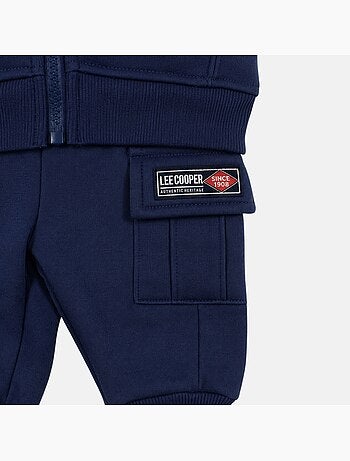 Lee cooper - ensemble veste zippée à capuche et pantalon de jogging, poche kangourou