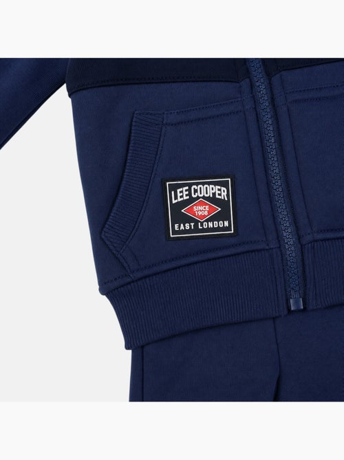 Lee cooper - ensemble veste zippée à capuche et pantalon de jogging, poche kangourou - Kiabi Lee cooper - ensemble veste zippée à capuche et pantalon de jogging, poche kangourou - Kiabi