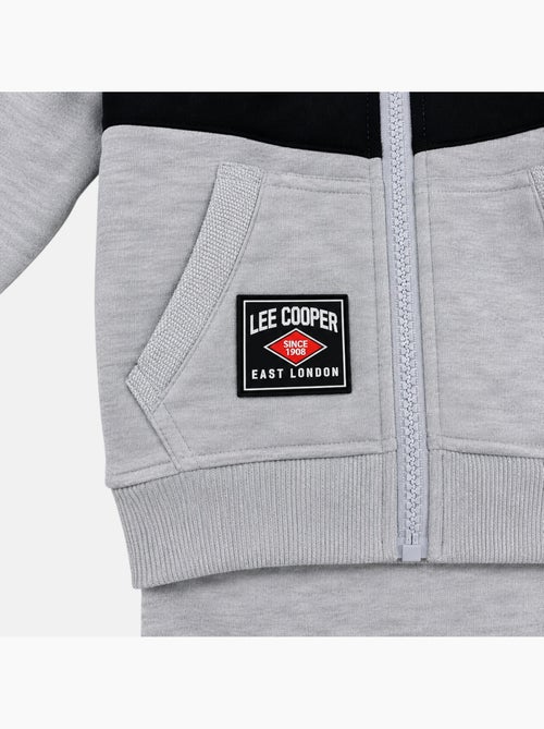 Lee cooper - ensemble veste zippée à capuche et pantalon de jogging, poche kangourou - Kiabi Lee cooper - ensemble veste zippée à capuche et pantalon de jogging, poche kangourou - Kiabi