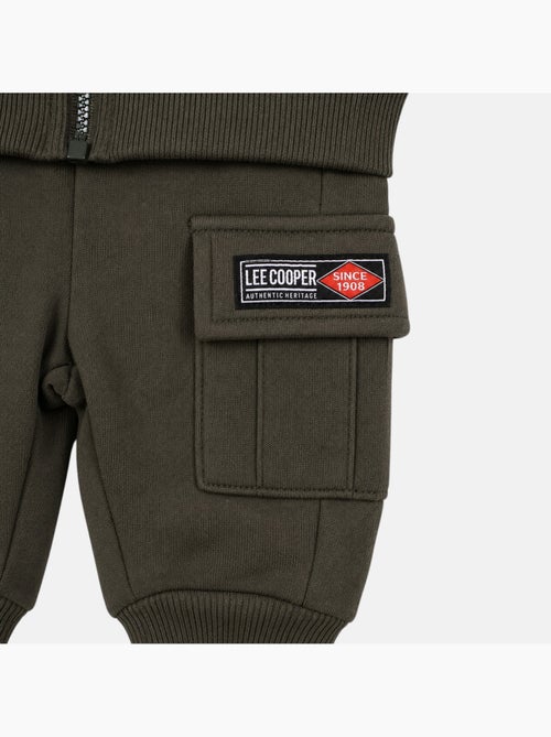 Lee cooper - ensemble veste zippée à capuche et pantalon de jogging, poche kangourou - Kiabi Lee cooper - ensemble veste zippée à capuche et pantalon de jogging, poche kangourou - Kiabi