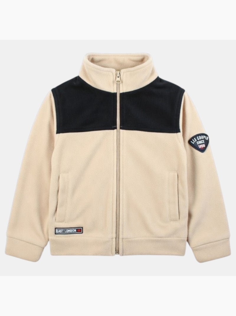 Lee Cooper - Fleece jas  jongen Beige - Kiabi