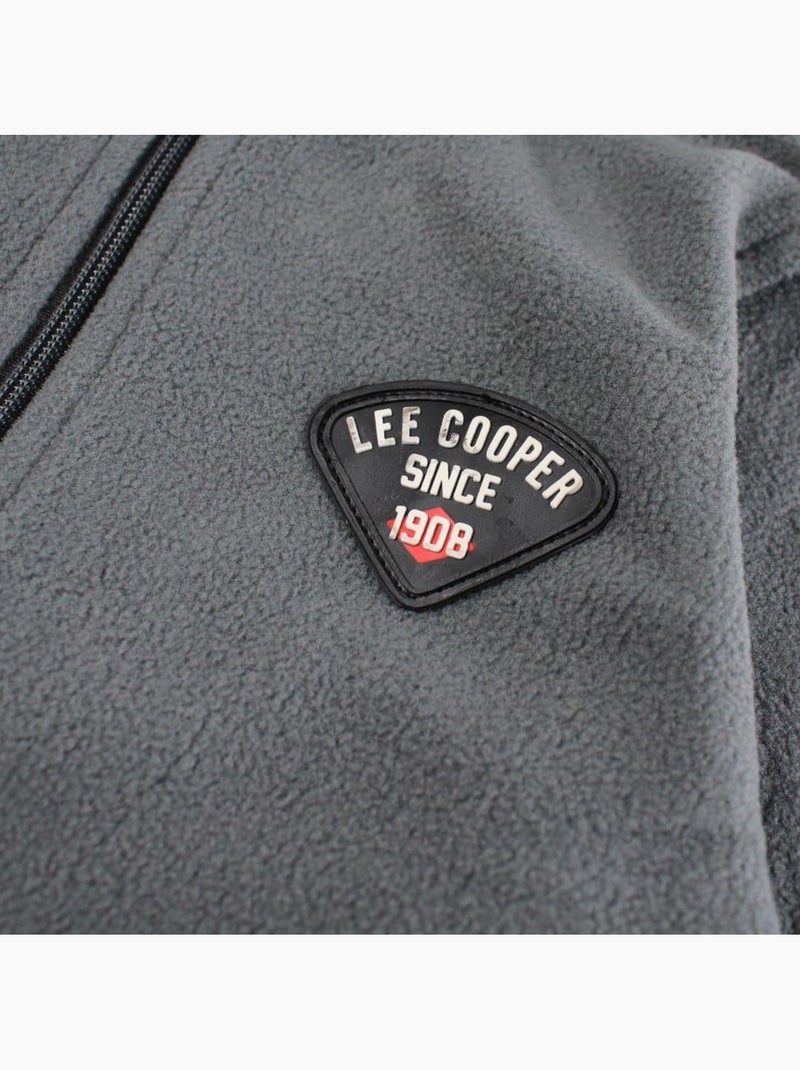 Lee Cooper - Fleece jas  jongen Grijs - Kiabi