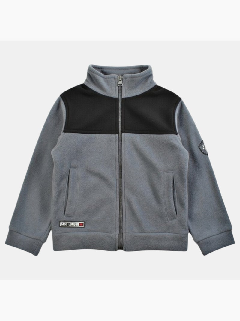 Lee Cooper - Fleece jas  jongen Grijs - Kiabi