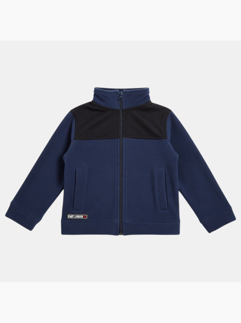 Lee Cooper - Fleece jas  jongen Marineblauw - Kiabi