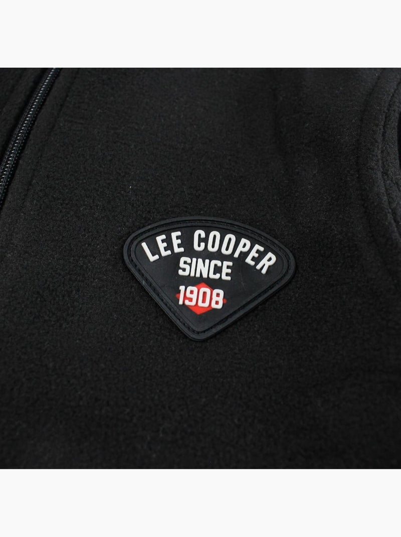 Lee Cooper - Fleece jas  jongen Zwart - Kiabi