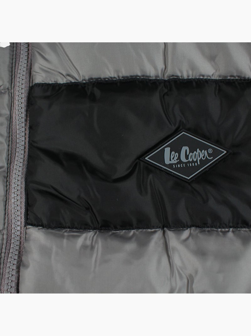 Lee cooper - gewatteerde bodywarmer voor heren Grijs - Kiabi