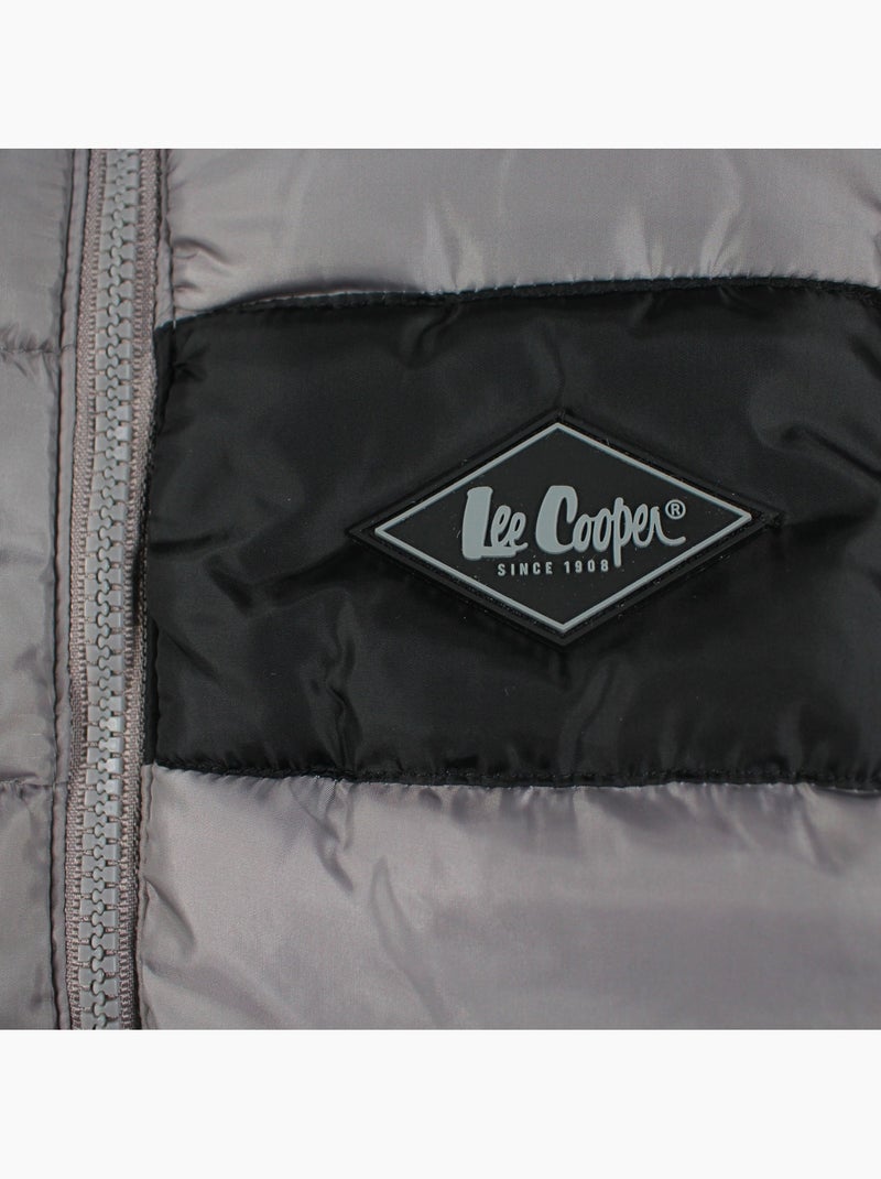 Lee Cooper - Gewatteerde bodywarmer voor jongens Grijs - Kiabi