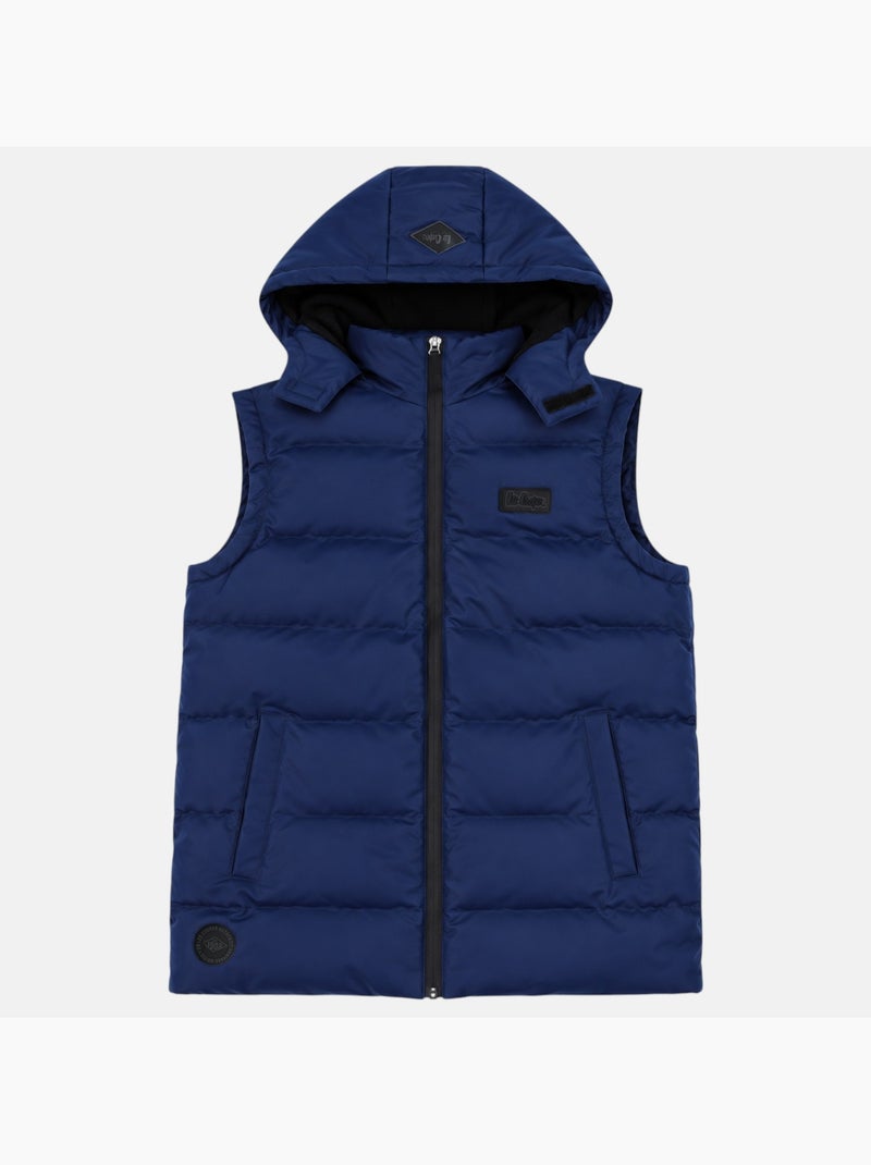 Lee cooper - gewatteerde herenbodywarmer Marineblauw - Kiabi