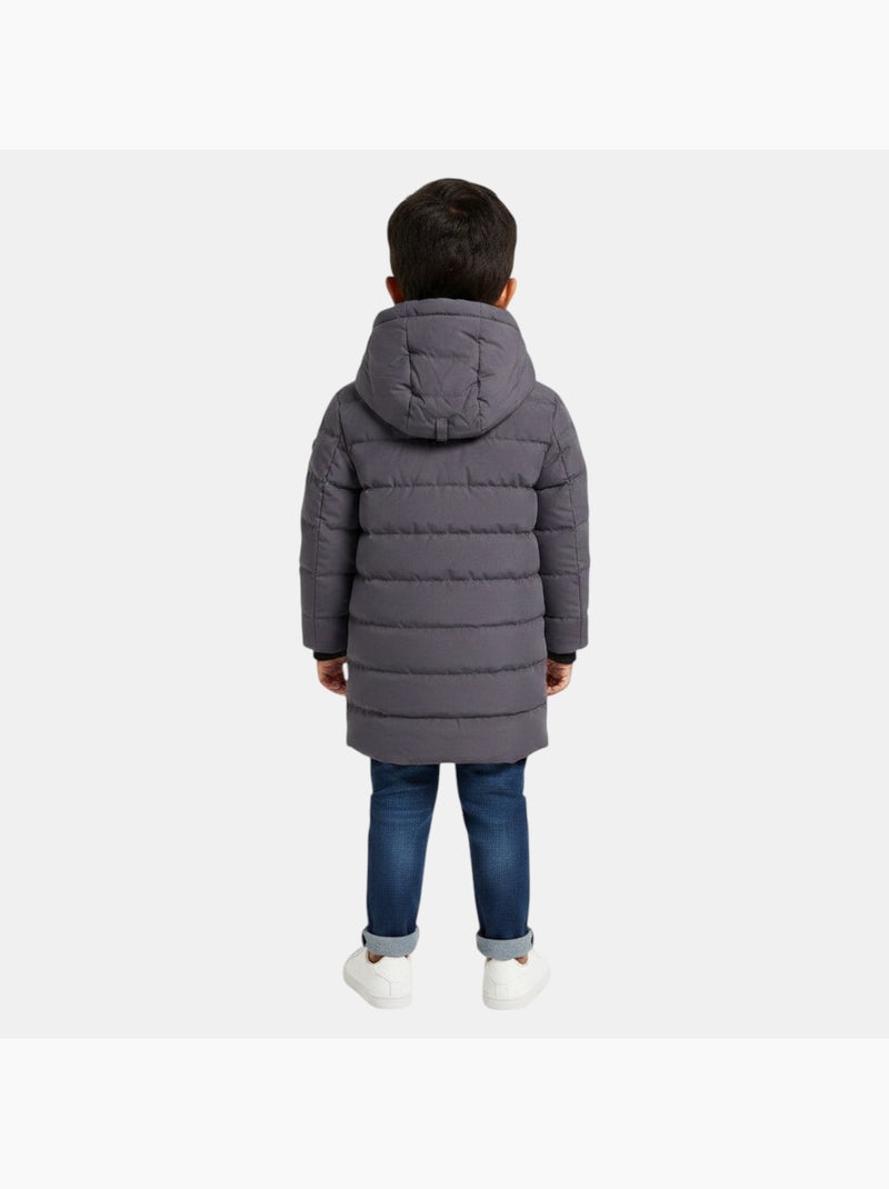 Lee cooper -  gewatteerde jas voor jongens Grijs - Kiabi