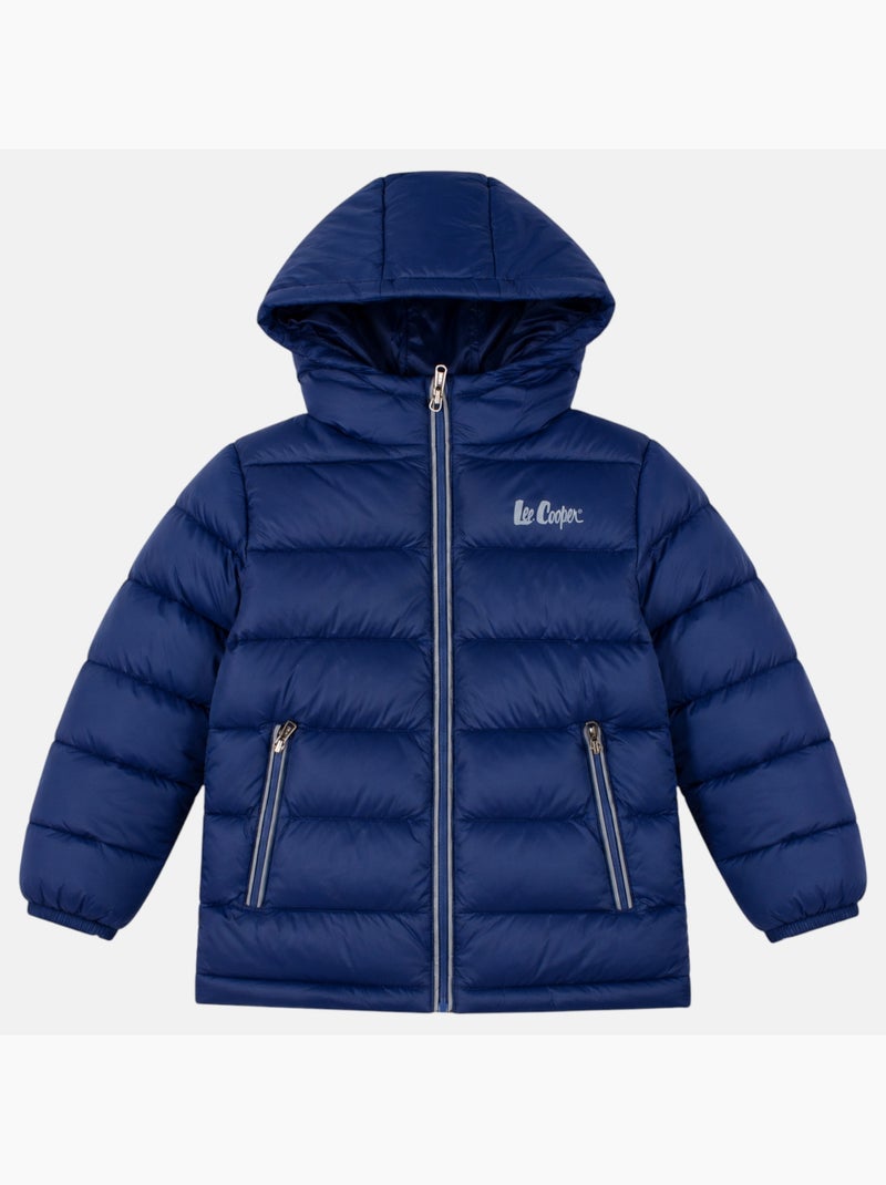 Lee cooper - gewatteerde jongensjas Marineblauw - Kiabi