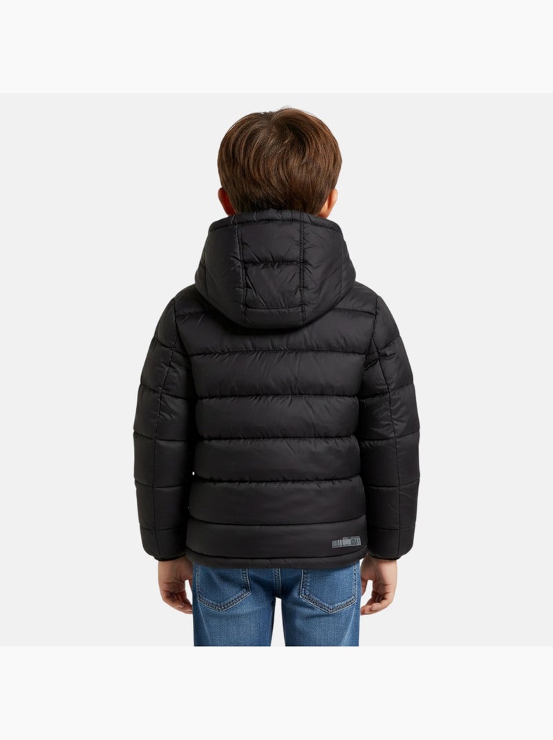 Lee cooper - gewatteerde jongensjas Zwart - Kiabi