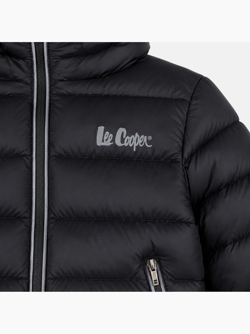 Lee cooper - gewatteerde jongensjas Zwart - Kiabi