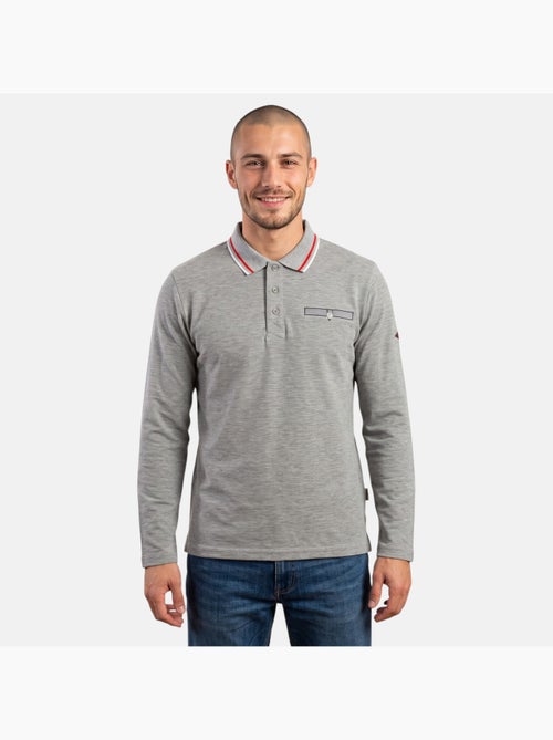 Lee Cooper -  heren polo met lange - Kiabi