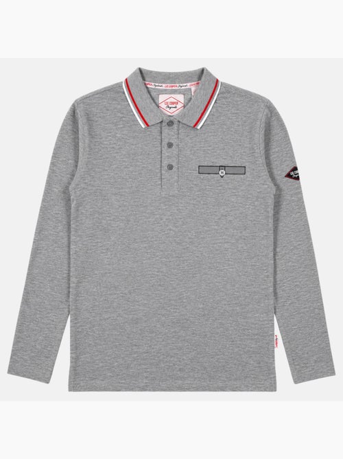 Lee Cooper -  heren polo met lange - Kiabi