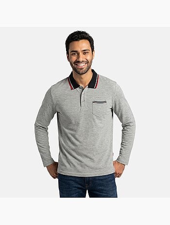 Lee Cooper - heren polo met lange mouwen