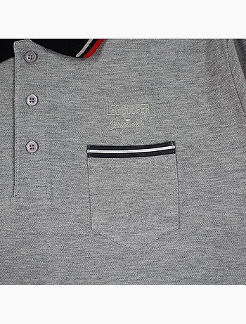 Lee Cooper - heren polo met lange mouwen