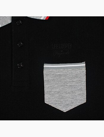 Lee Cooper - heren polo met lange mouwen