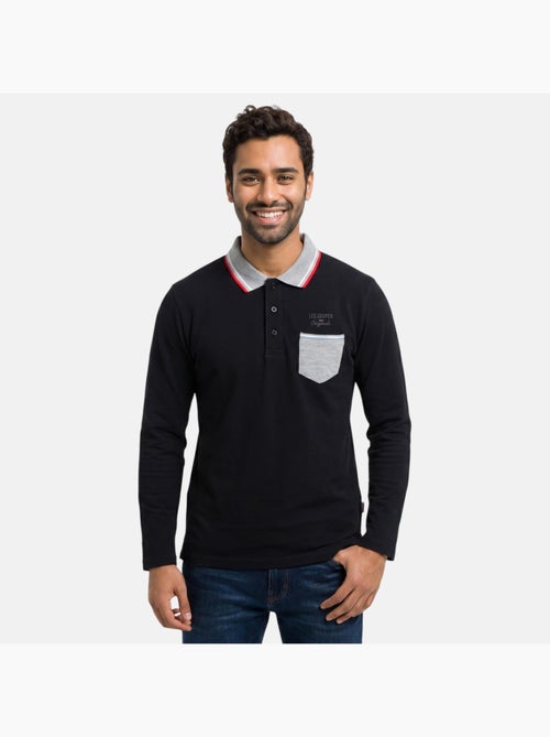 Lee Cooper - heren polo met lange mouwen - Kiabi Lee Cooper - heren polo met lange mouwen - Kiabi