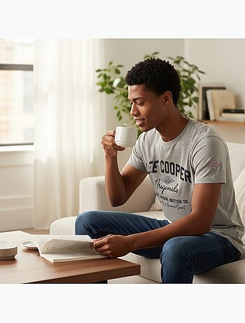 Lee Cooper - Heren T-shirt LEE COOPER met korte mouwen