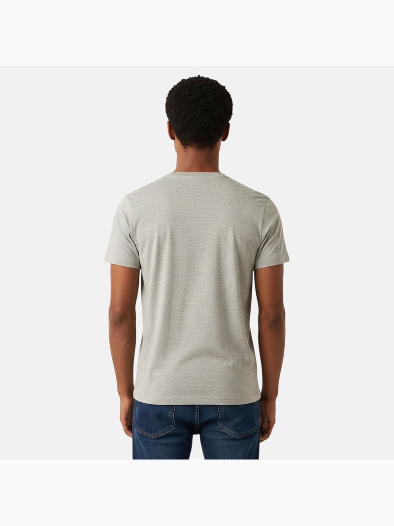 Lee Cooper - Heren T-shirt LEE COOPER met korte mouwen Grijs - Kiabi