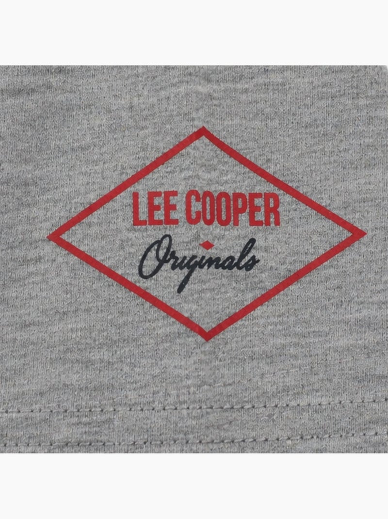 Lee Cooper - Heren T-shirt LEE COOPER met korte mouwen Grijs - Kiabi