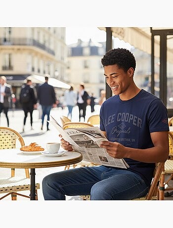 Lee Cooper - Heren T-shirt LEE COOPER met korte mouwen