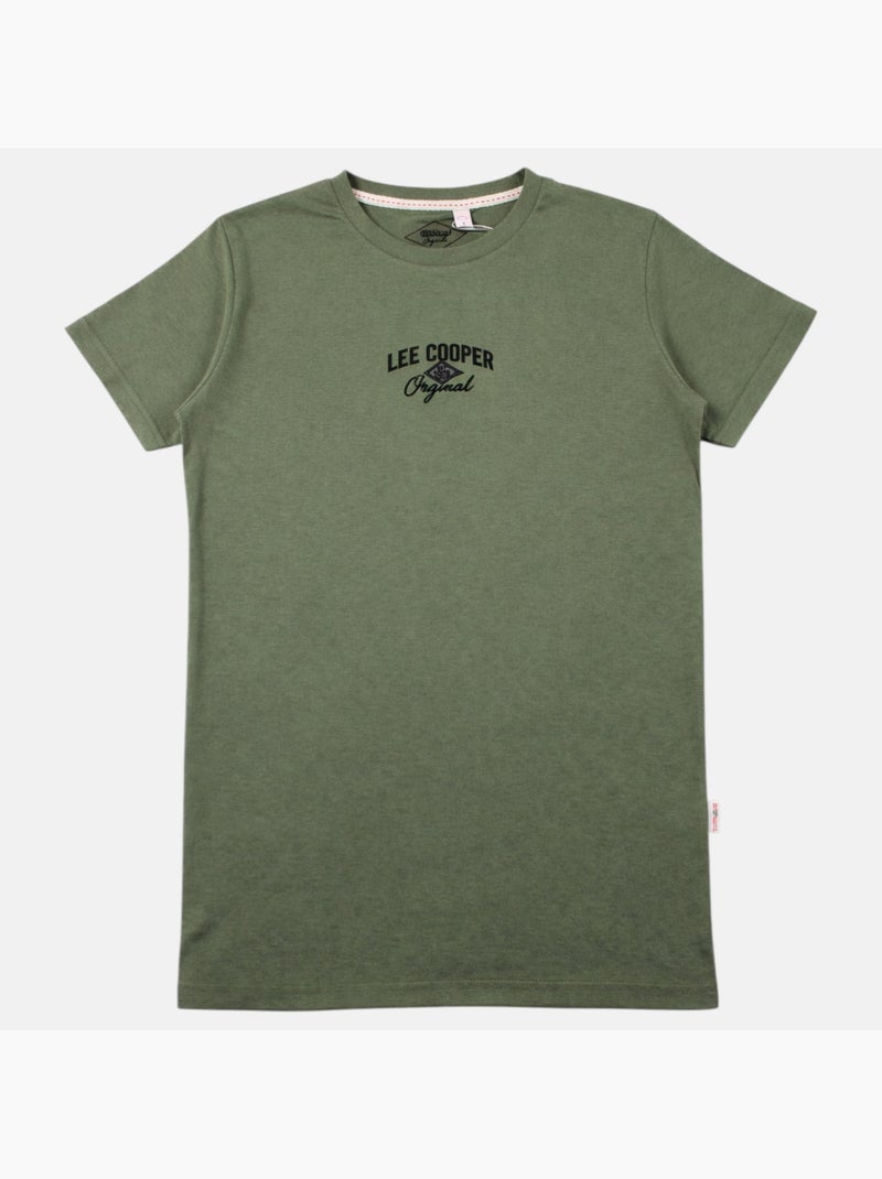 Lee Cooper -  heren T shirt met korte mouwen Kaki - Kiabi