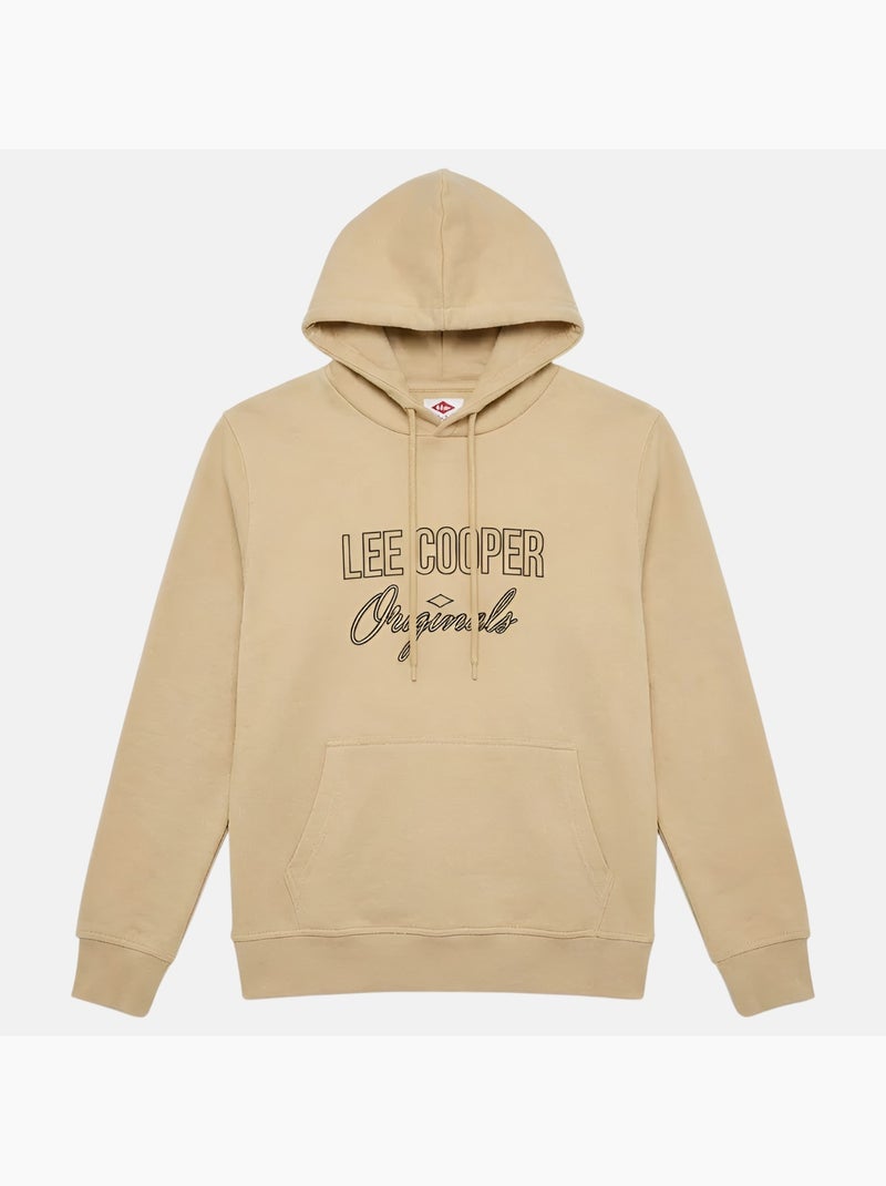 Lee Cooper - Hoodie  heren Beige - Kiabi