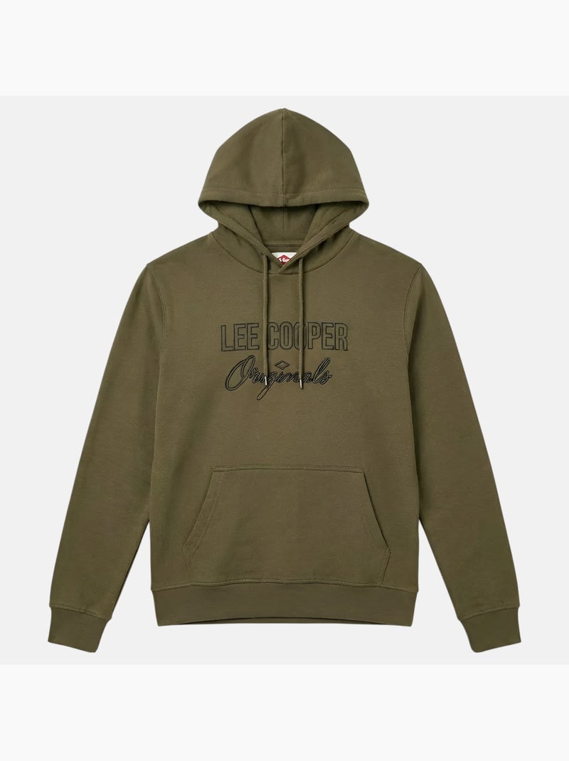 Lee Cooper - Hoodie  heren Kaki - Kiabi