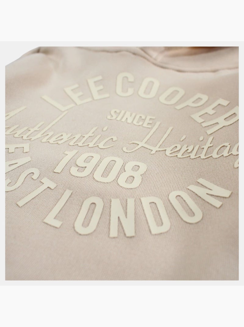 Lee Cooper - Hoodie jongen bedrukt Beige - Kiabi