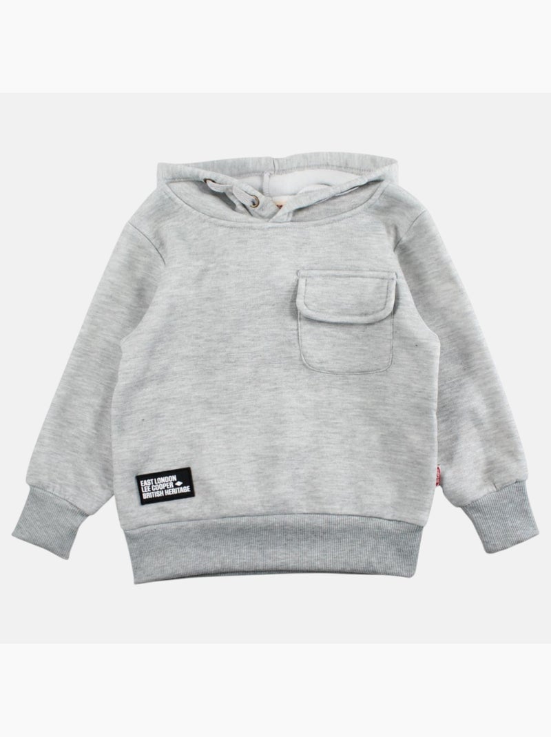 Lee Cooper - Hoodie jongen bedrukt Grijs - Kiabi