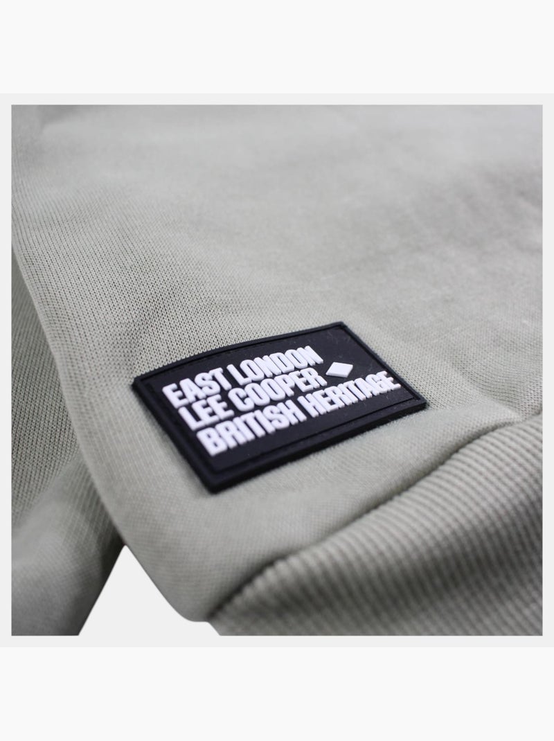 Lee Cooper - Hoodie jongen bedrukt Kaki - Kiabi