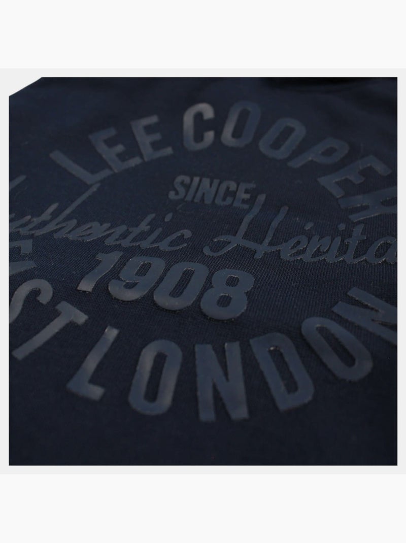 Lee Cooper - Hoodie jongen bedrukt Marineblauw - Kiabi