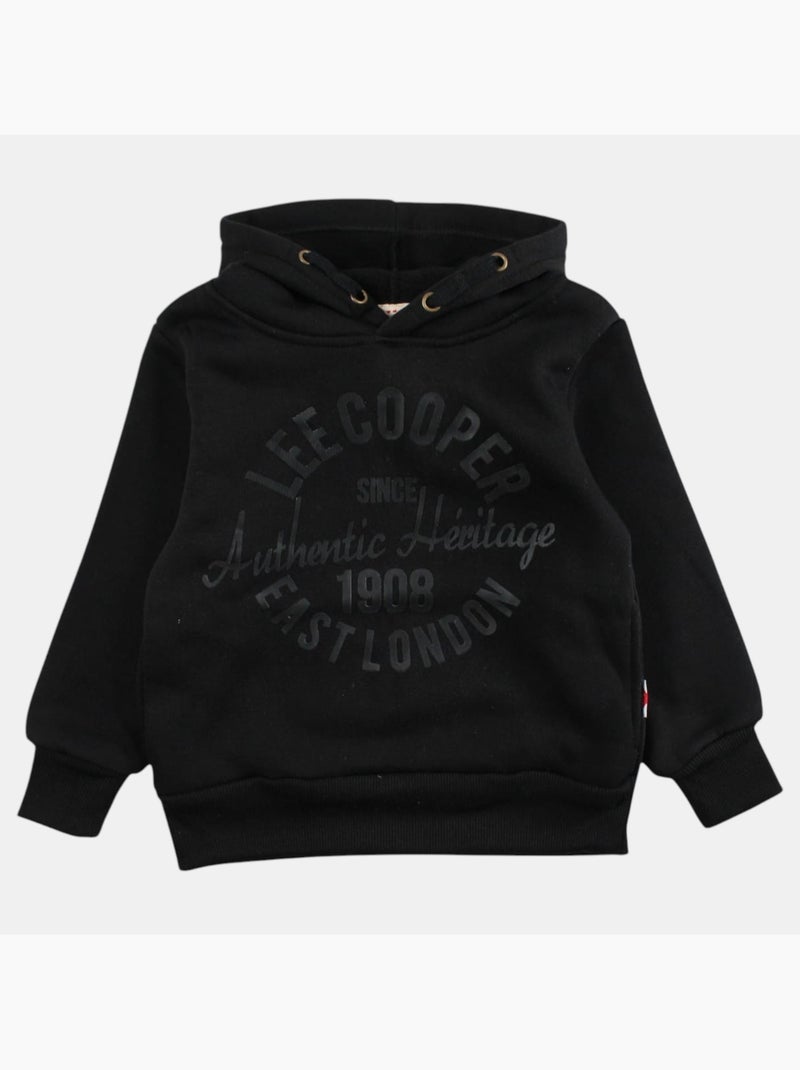 Lee Cooper - Hoodie jongen bedrukt Zwart - Kiabi