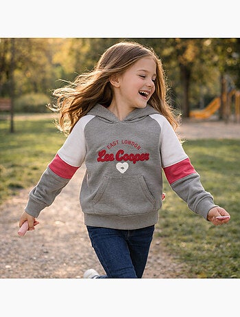 Lee Cooper - Hoodie meisje bedrukt