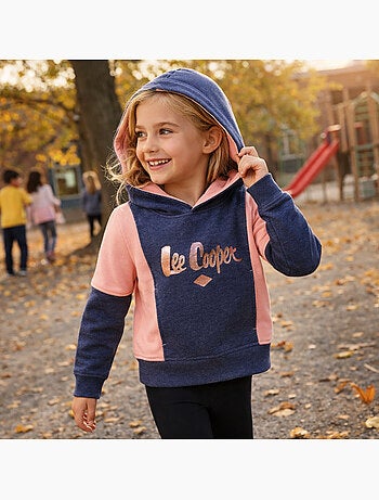 Lee Cooper - Hoodie meisje bedrukt