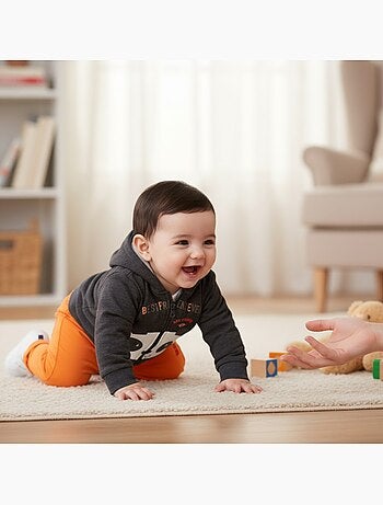 Lee cooper - hoodie vest met panda print en broek